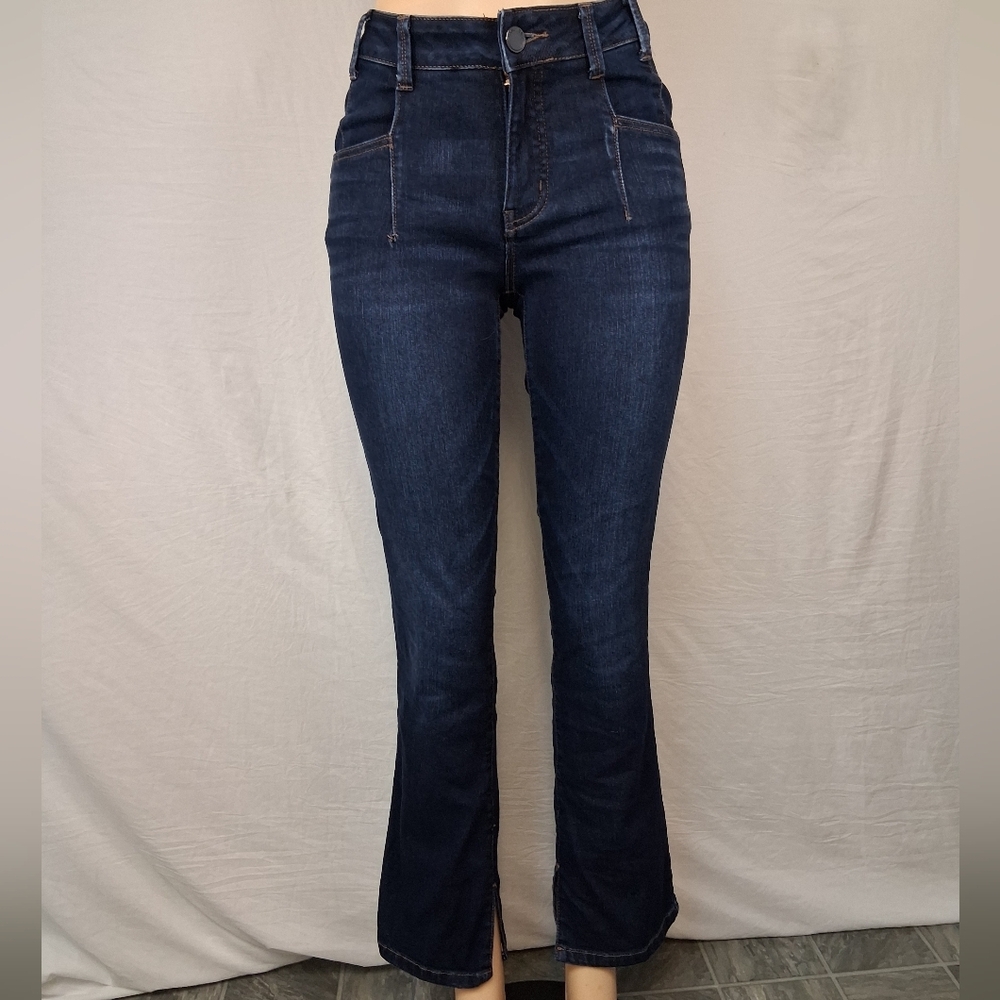 M Jeans Everflex High-Rise Dark Blue Flared Jeans for Women